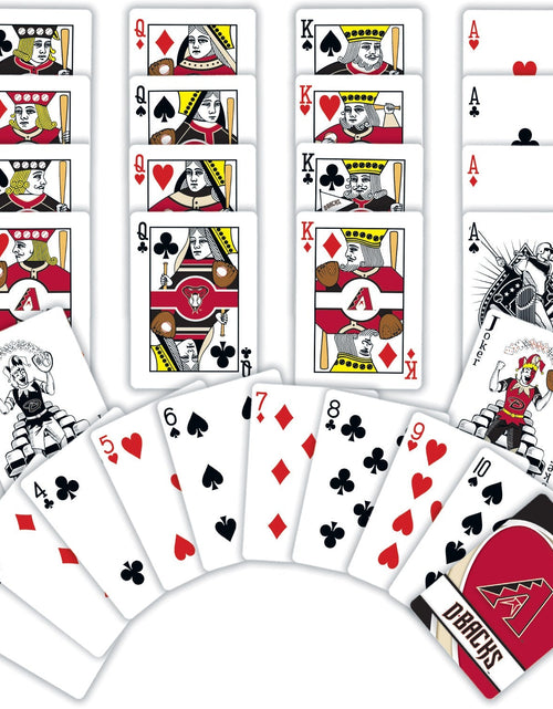 Load image into Gallery viewer, Arizona Diamondbacks Playing Cards - 54 Card Deck by MasterPieces Puzzle Company INC
