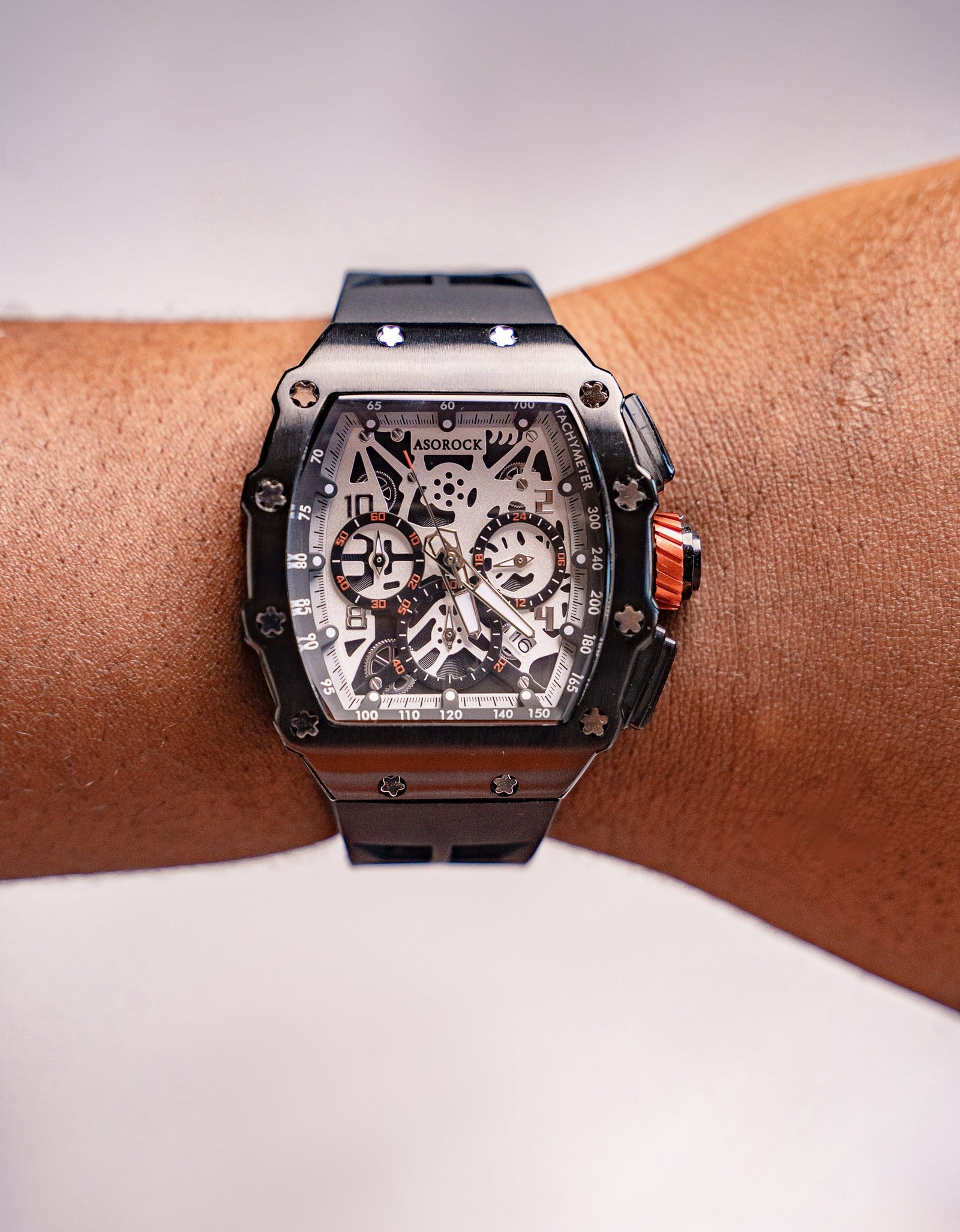 All Black Motorsport by ASOROCK WATCHES