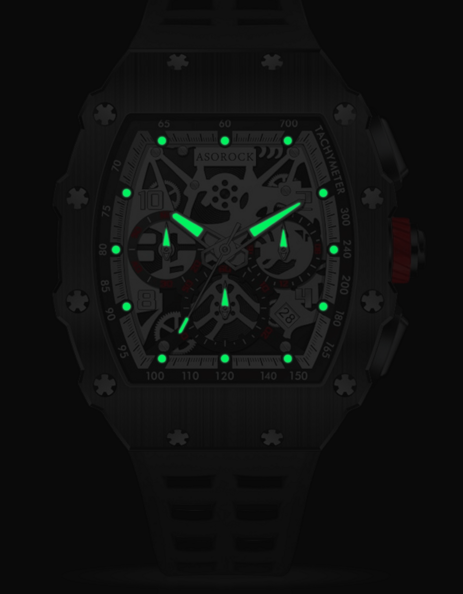 All Black Motorsport by ASOROCK WATCHES