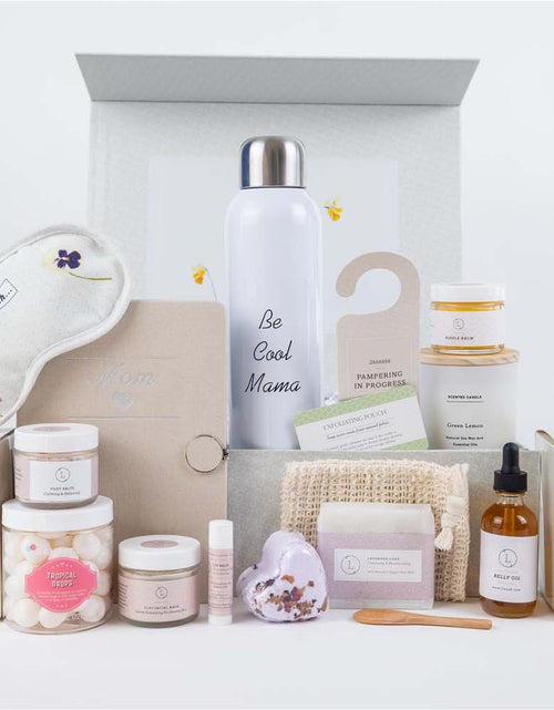 Load image into Gallery viewer, New Mom Gift, Pampering Natural Skincare gift for New Mom by Lizush
