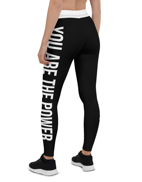 Load image into Gallery viewer, You are the Power Ladies Leggings by Proud Libertarian
