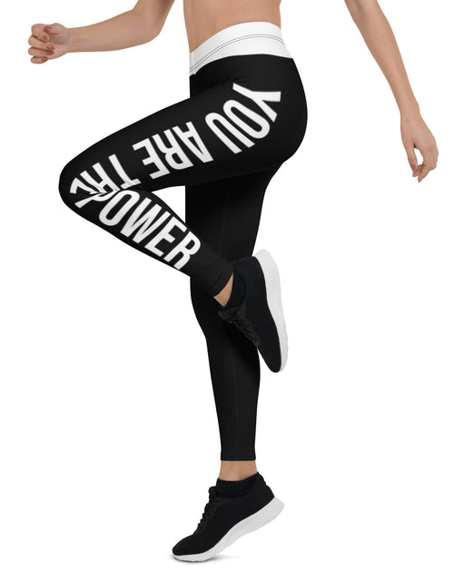 Load image into Gallery viewer, You are the Power Ladies Leggings by Proud Libertarian
