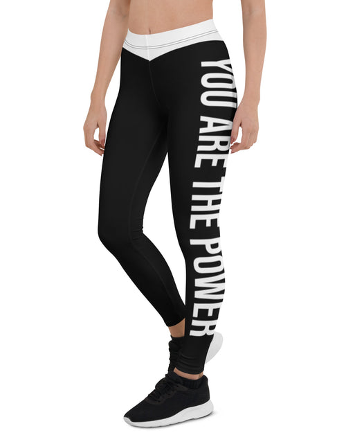 Load image into Gallery viewer, You are the Power Ladies Leggings by Proud Libertarian
