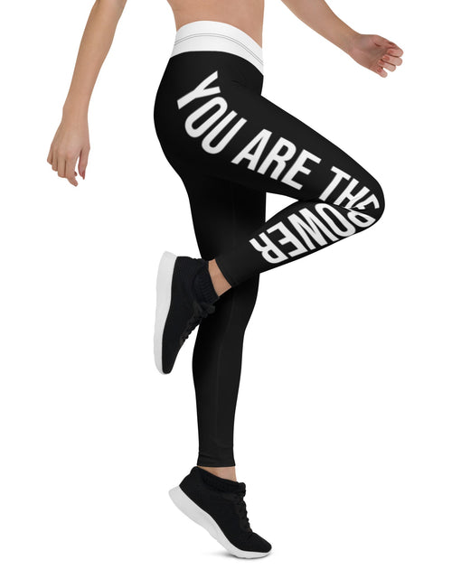 Load image into Gallery viewer, You are the Power Ladies Leggings by Proud Libertarian
