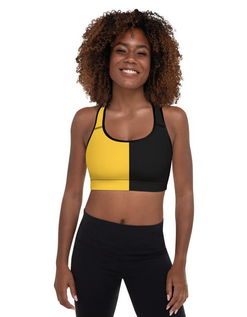 Load image into Gallery viewer, Ancap Porcupine Padded Sports Bra by Proud Libertarian
