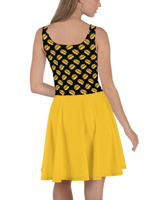 Load image into Gallery viewer, Ancap Porcupine Skater Dress by Proud Libertarian
