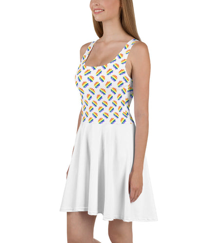 LGBTQ Pride Porcupine Skater Dress by Proud Libertarian