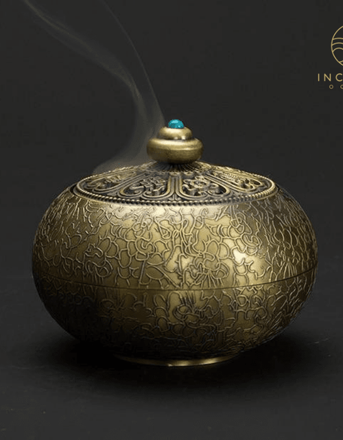 Load image into Gallery viewer, Alloy Retro Incense Holder by incenseocean
