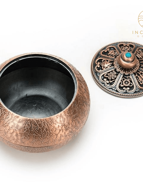 Load image into Gallery viewer, Alloy Retro Incense Holder by incenseocean
