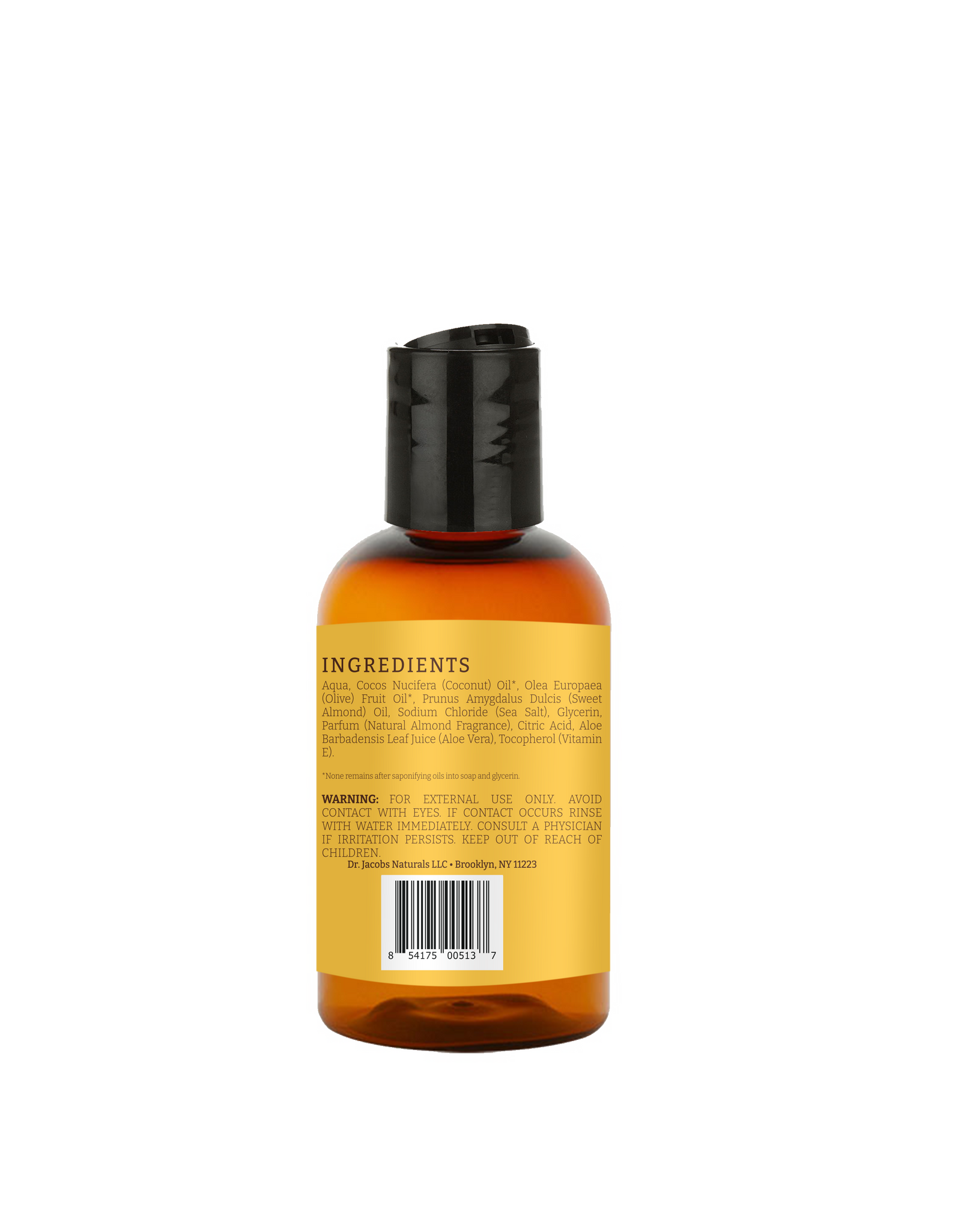 Almond Castile Body Wash by Dr. Jacobs Naturals