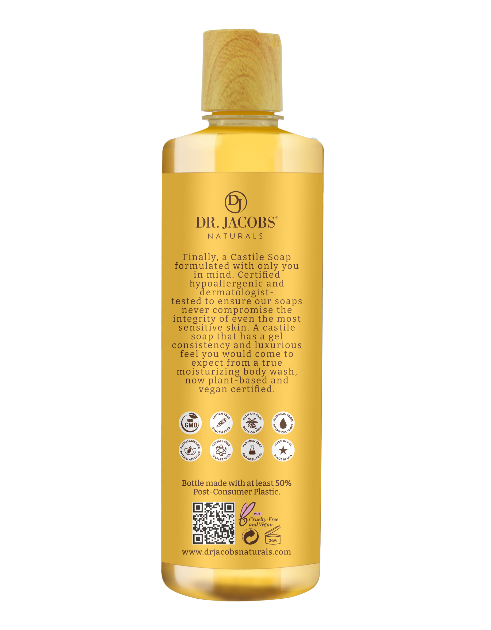 Almond Castile Body Wash by Dr. Jacobs Naturals