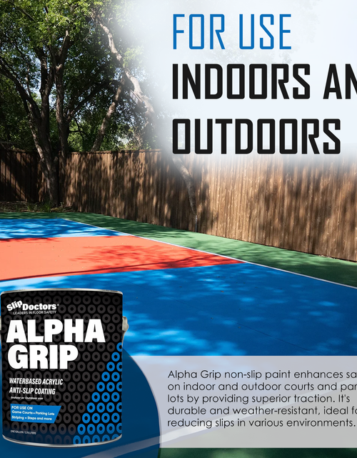 Load image into Gallery viewer, Alpha Grip Non-Slip Stripe and Athletic Court Paint by SlipDoctors
