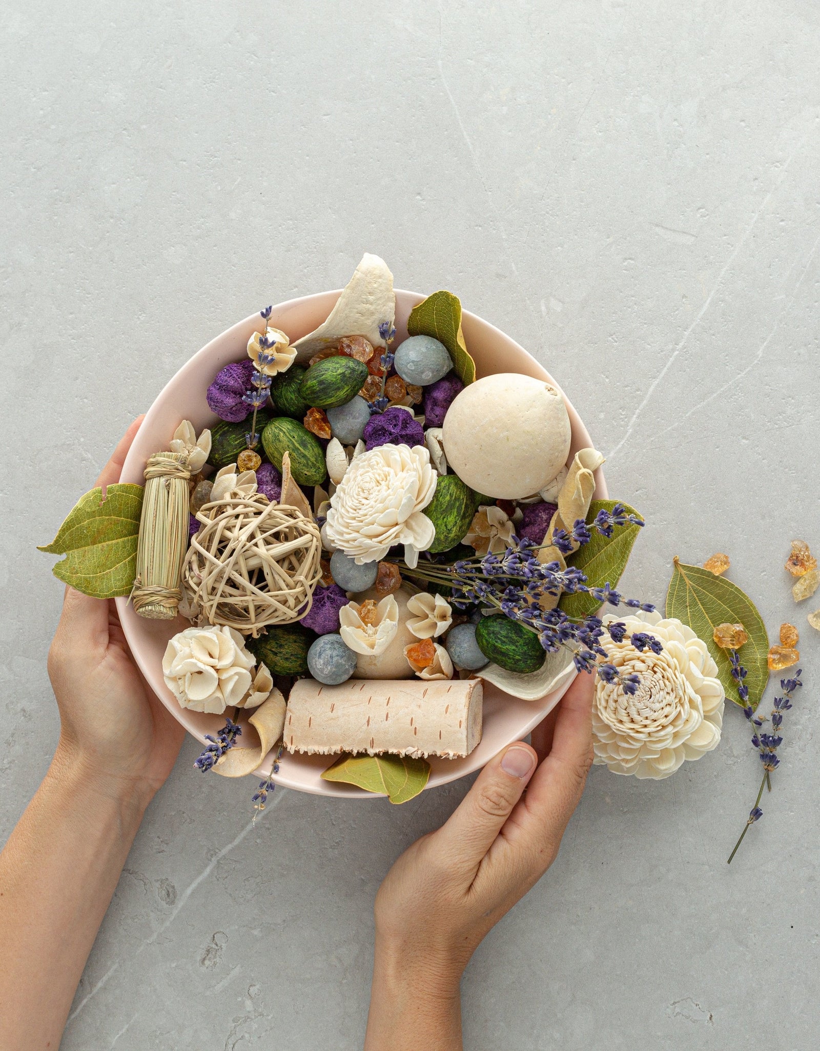 Amber Lavender Potpourri by Andaluca Home
