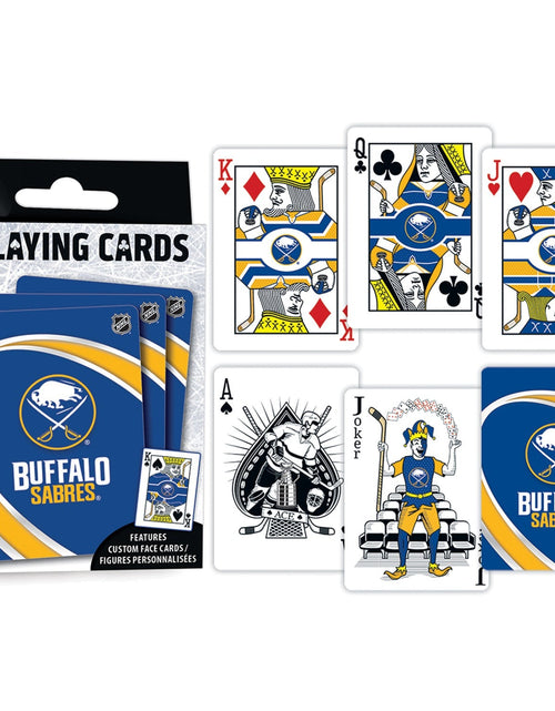 Load image into Gallery viewer, Buffalo Sabres Playing Cards - 54 Card Deck by MasterPieces Puzzle Company INC
