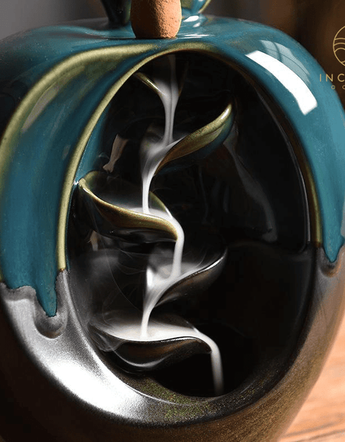 Load image into Gallery viewer, Apple Backflow Incense Burner by incenseocean
