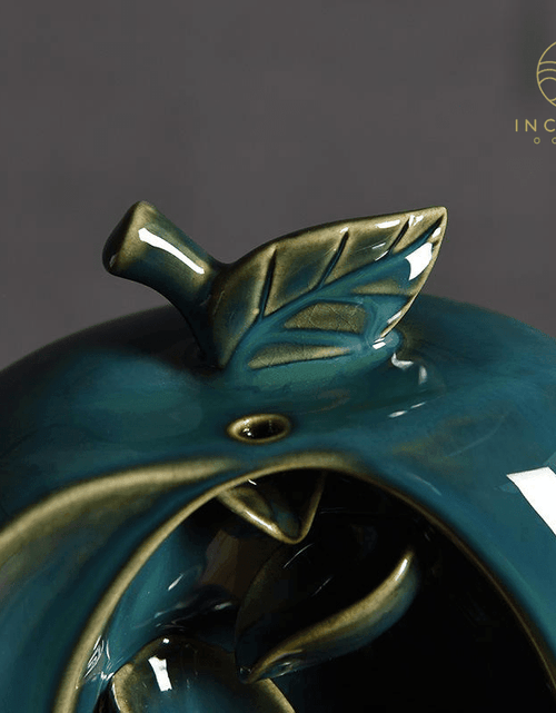 Load image into Gallery viewer, Apple Backflow Incense Burner by incenseocean
