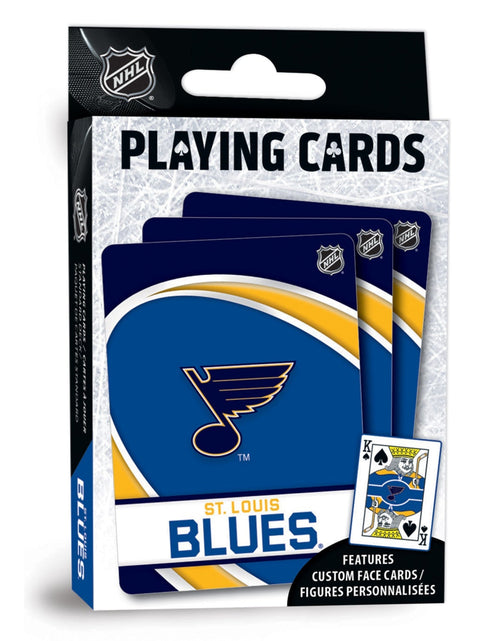 Load image into Gallery viewer, St. Louis Blues Playing Cards - 54 Card Deck by MasterPieces Puzzle Company INC
