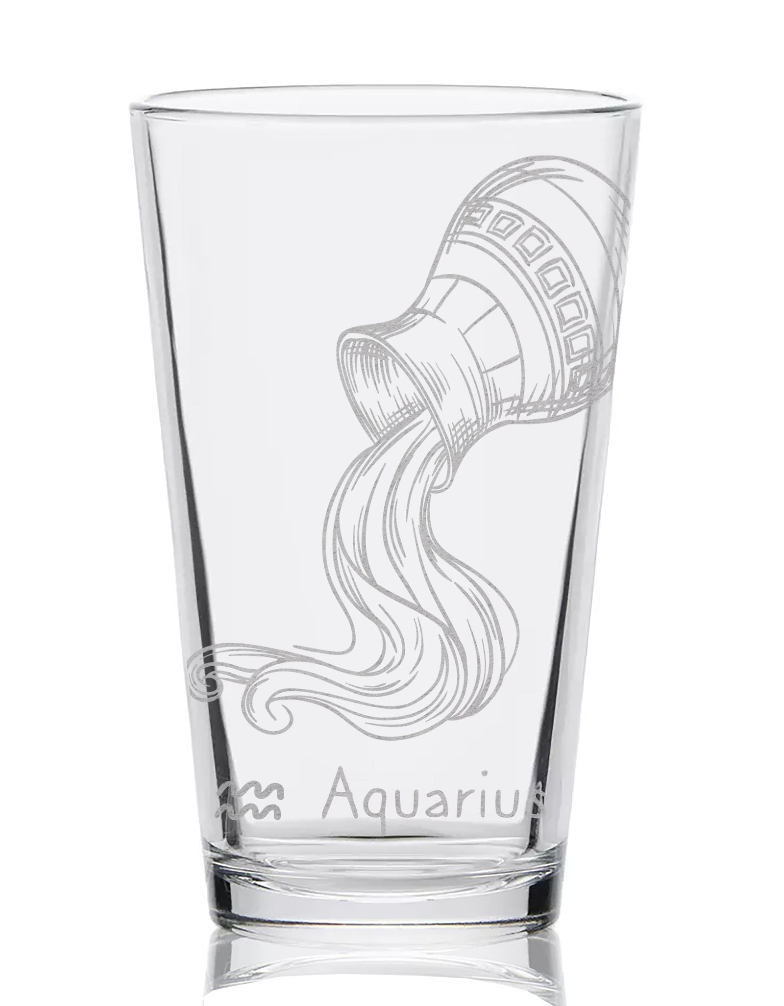 ZODIAC Pint Glasses by LumEngrave