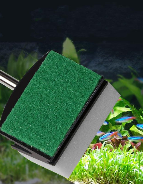 Load image into Gallery viewer, Aquatic Oasis Double Brush Aquarium Cleaning Tool by Dog Hugs Cat
