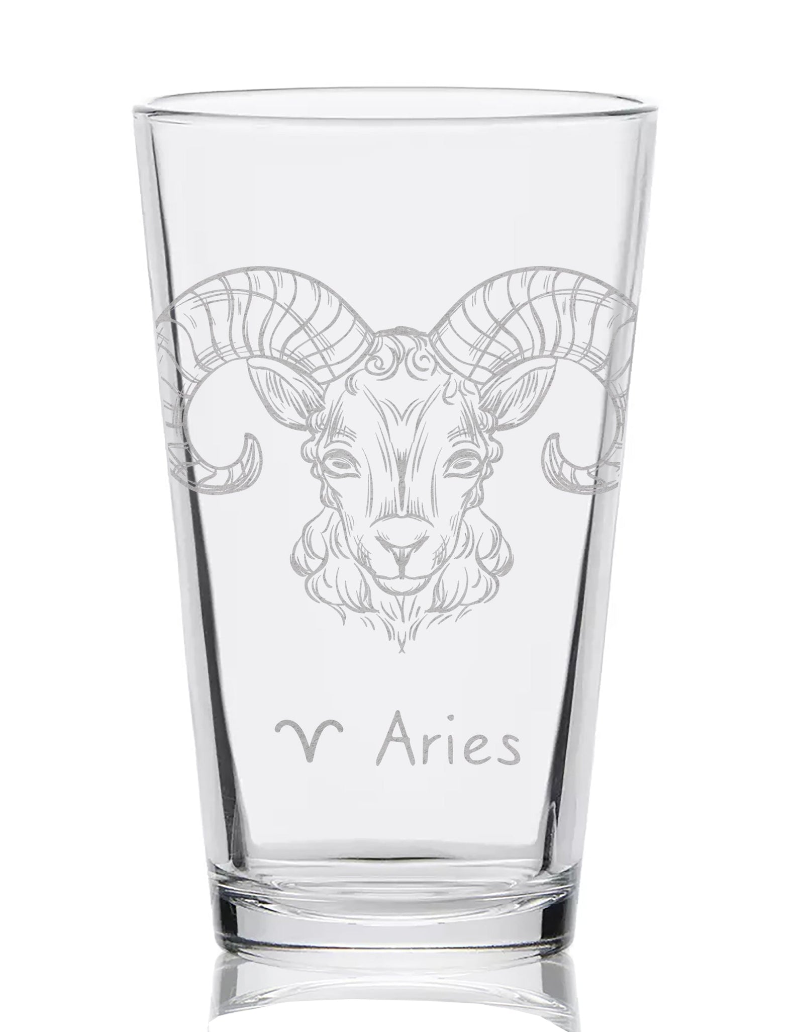 ZODIAC Pint Glasses by LumEngrave
