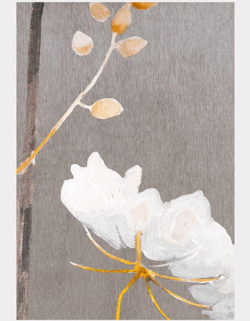 Load image into Gallery viewer, Art Print:  Big White Flower on Medium Grey by India &amp; Purry
