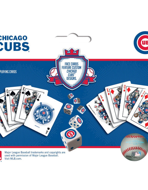 Load image into Gallery viewer, Chicago Cubs - 2-Pack Playing Cards &amp; Dice Set by MasterPieces Puzzle Company INC
