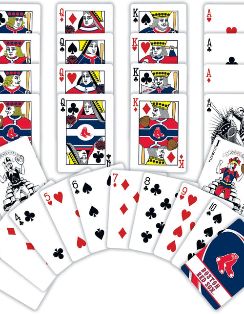 Load image into Gallery viewer, Boston Red Sox Playing Cards - 54 Card Deck by MasterPieces Puzzle Company INC
