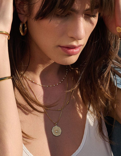 Load image into Gallery viewer, Everything I Need is Within Me Affirmation Coin Pendant by Awe Inspired
