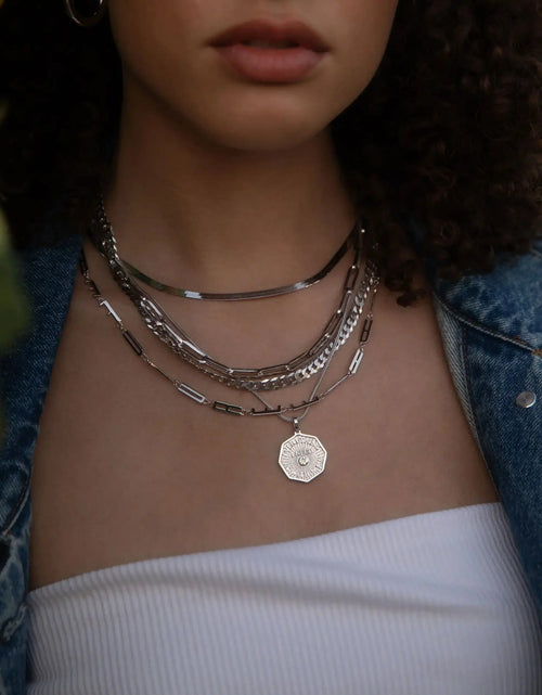 Load image into Gallery viewer, Everything I Need is Within Me Affirmation Coin Pendant by Awe Inspired
