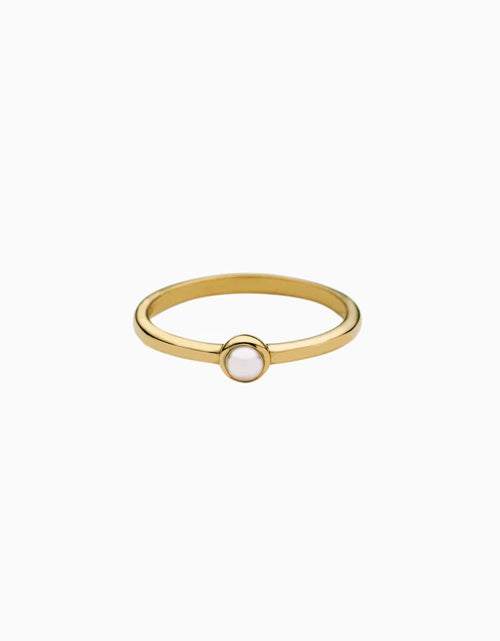 Load image into Gallery viewer, Pearl Ring by Awe Inspired
