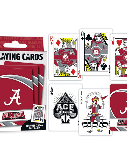 Load image into Gallery viewer, Alabama Crimson Tide Playing Cards - 54 Card Deck by MasterPieces Puzzle Company INC
