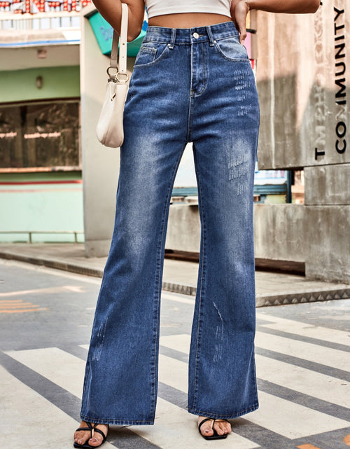 Load image into Gallery viewer, High Rise Bootcut Jeans with Pockets
