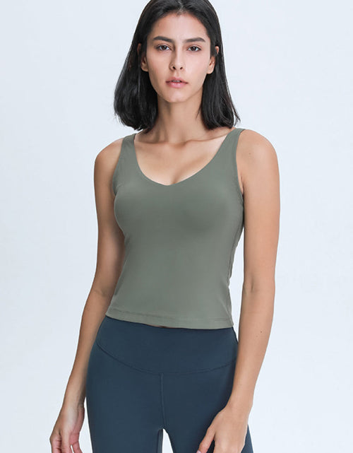 Load image into Gallery viewer, Millennia V Neck Active Tank
