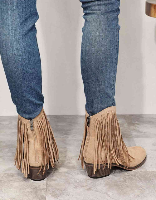 Load image into Gallery viewer, Legend Women's Fringe Cowboy Western Ankle Boots
