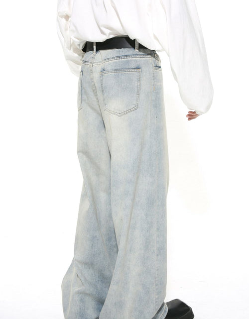 Load image into Gallery viewer, Washed Straight Leg Jeans
