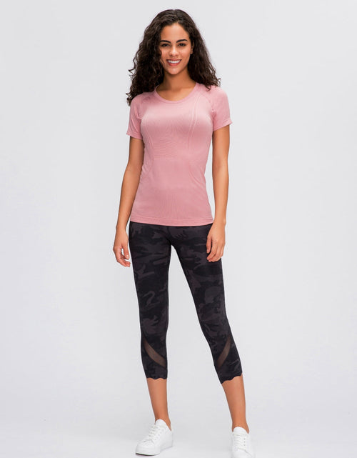 Load image into Gallery viewer, Millennia Round Neck Short Sleeve Active T-Shirt
