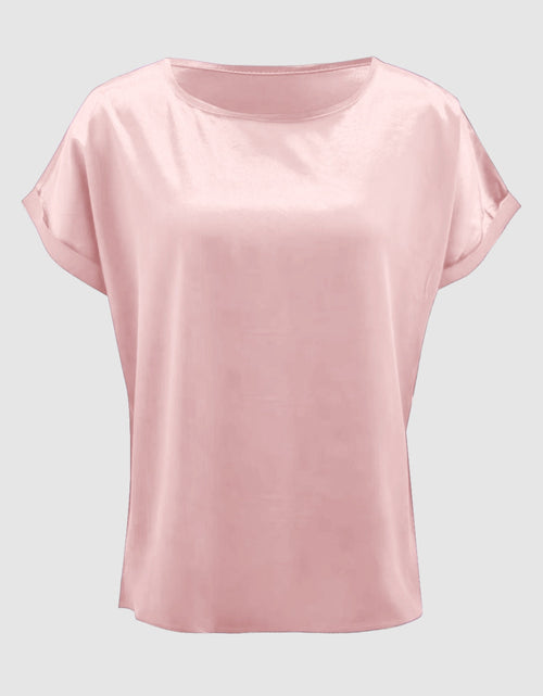Load image into Gallery viewer, Round Neck Short Sleeve T-Shirt

