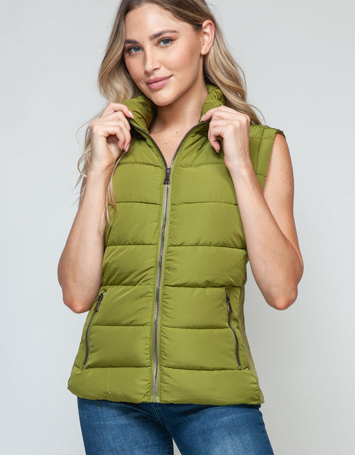 Load image into Gallery viewer, Snobbish Zip Up Turtleneck Vest with Pockets
