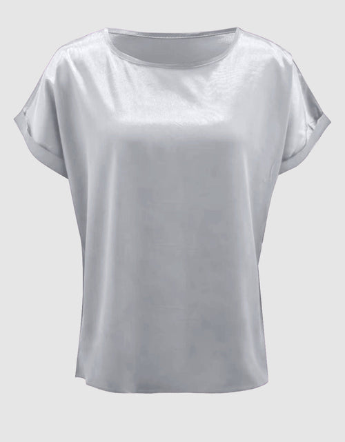 Load image into Gallery viewer, Round Neck Short Sleeve T-Shirt
