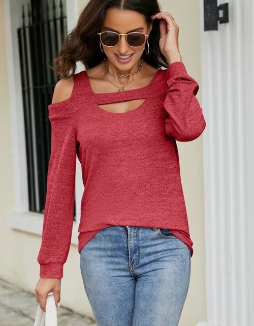 Load image into Gallery viewer, Cutout Cold-Shoulder Top
