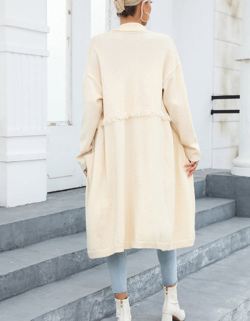 Load image into Gallery viewer, Angel Wings Open Front Pocketed Cardigan
