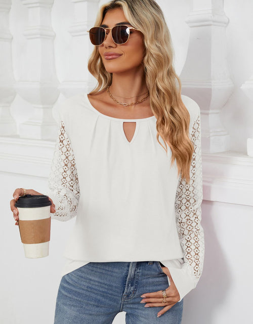 Load image into Gallery viewer, Cutout Round Neck Long Sleeve T-Shirt
