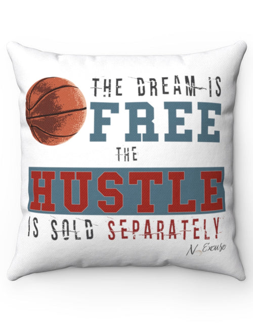 Load image into Gallery viewer, Dream Hustle Basketball Pillow by NoExcuse Apparel
