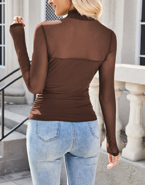 Load image into Gallery viewer, Lovelet Mock Neck Long Sleeve Top
