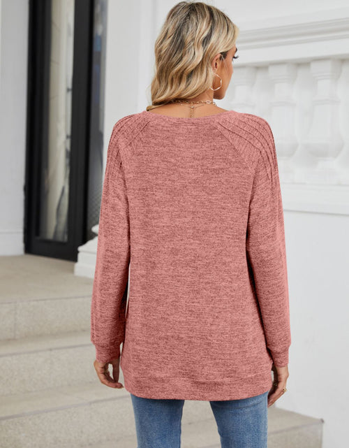Load image into Gallery viewer, Round Neck Long Sleeve T-Shirt
