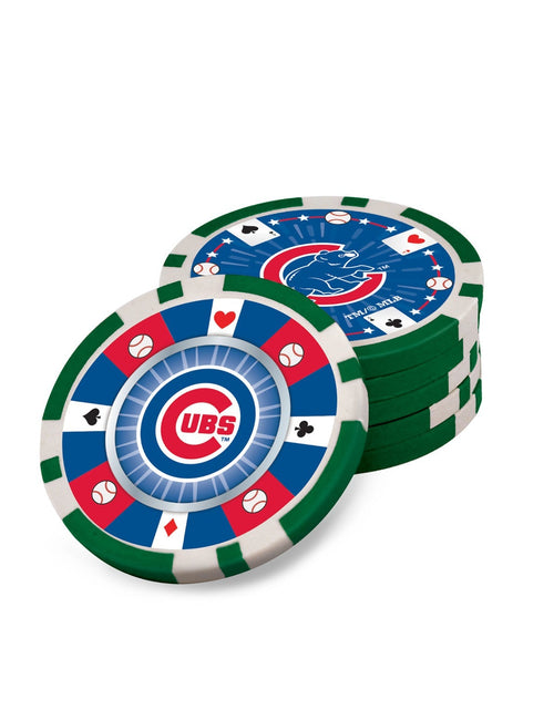 Load image into Gallery viewer, Chicago Cubs 300 Piece Poker Set by MasterPieces Puzzle Company INC
