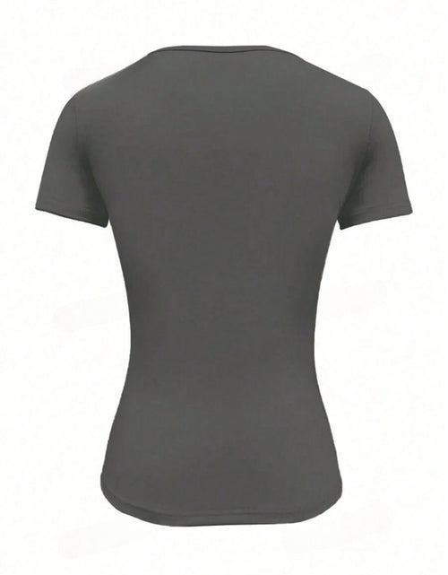 Load image into Gallery viewer, Round Neck Short Sleeve T-Shirt
