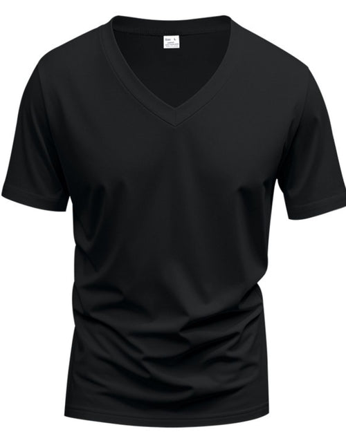 Load image into Gallery viewer, Men's Full Size V-Neck Short Sleeve T-Shirt Plus Size
