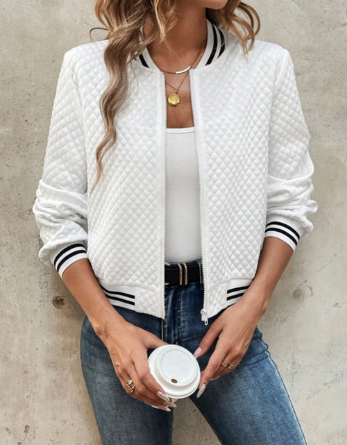 Load image into Gallery viewer, Zip Up Long Sleeve Jacket

