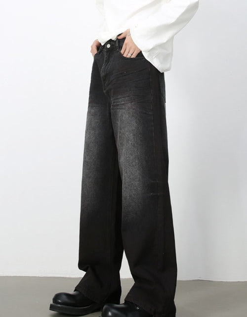 Load image into Gallery viewer, Men's Loose Fit Jeans with Pockets
